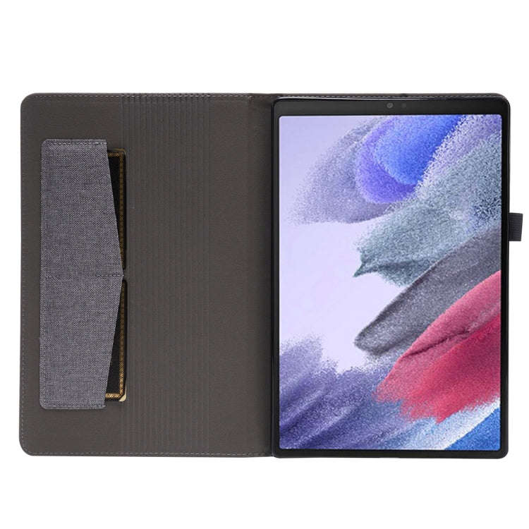 For Huawei MatePad SE Fabric Leather Tablet Case with Wake-up / Sleep Function(Grey)