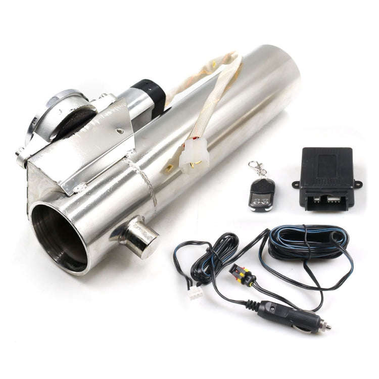 3 inch Car Stainless Steel Straight Pipe Remote Control Electric Exhaust Valve