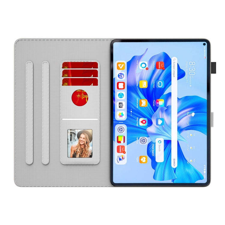 For Huawei MatePad Pro 11 2022 Watercolor Pattern Flip Leather Tablet Case(Autumn Leaves)