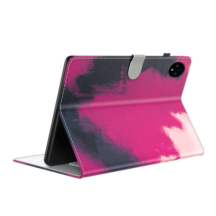 For Huawei MatePad Pro 11 2022 Watercolor Pattern Flip Leather Tablet Case(Berry Color)