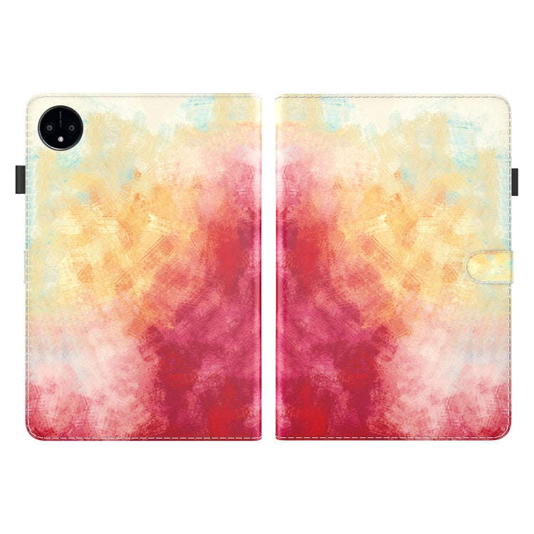 For Huawei MatePad Pro 11 2022 Watercolor Pattern Flip Leather Tablet Case(Spring Cherry)