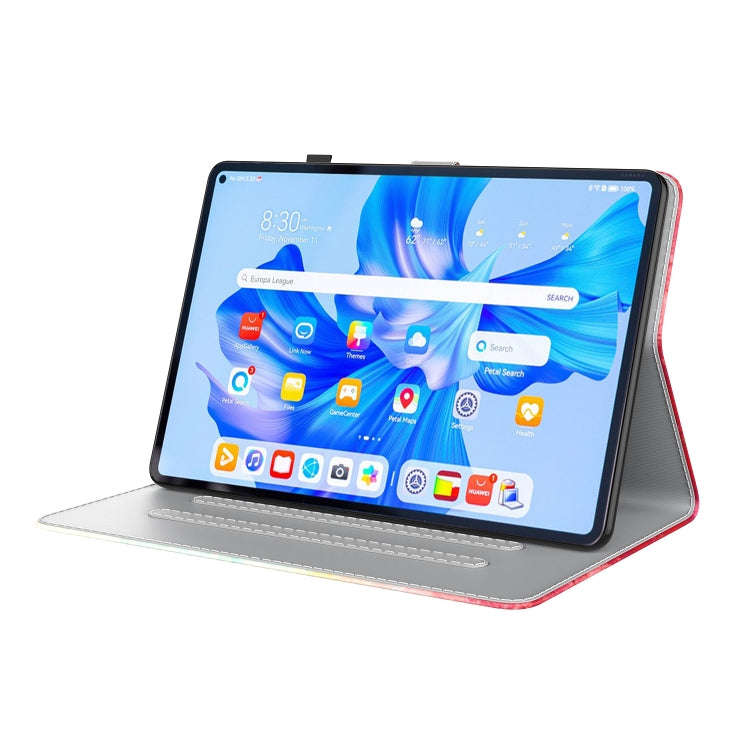 For Huawei MatePad Pro 11 2022 Watercolor Pattern Flip Leather Tablet Case(Spring Cherry)