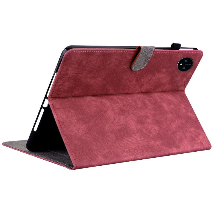 For Huawei MatePad Pro 11 2022 Tiger Pattern Flip Leather Tablet Case(Red)