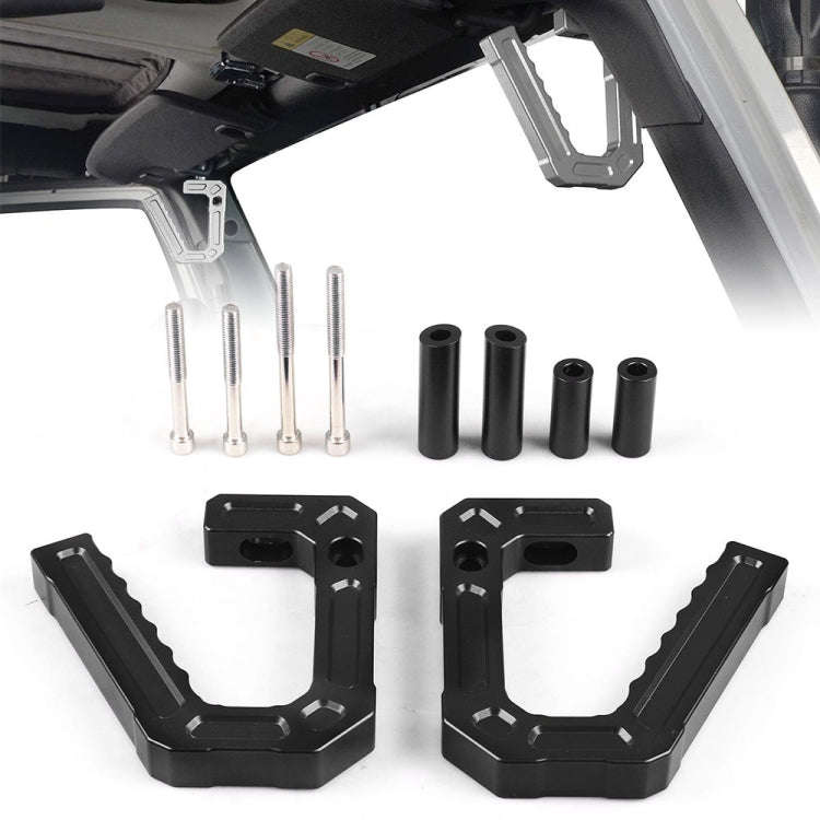 For Jeep Wrangler JK 2007-2018 Car Modification Aluminum Interior Handle(Blue)