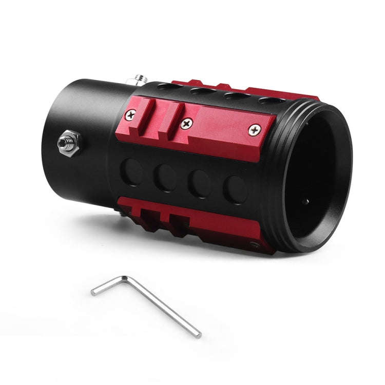 Car Modification Exhaust Pipe Tail Throat(Red)