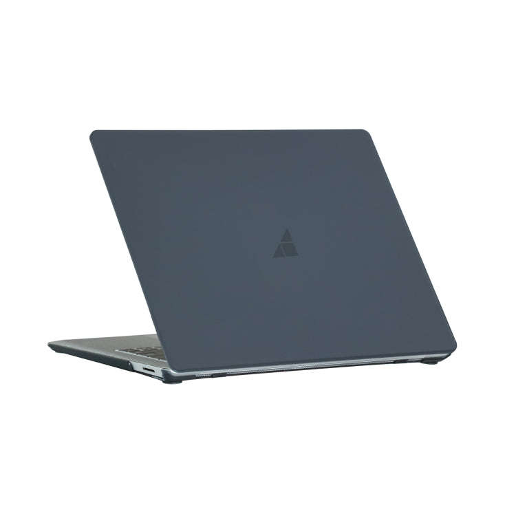 For Microsoft Surface Laptop 13.5 inch Flannel Shockproof Frosted Laptop Protective Case(Black)
