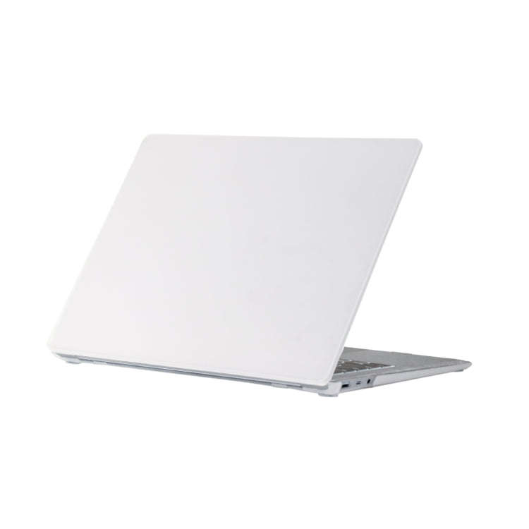 For Microsoft Surface Laptop 13.5 inch Flannel Shockproof Frosted Laptop Protective Case(Transpar...