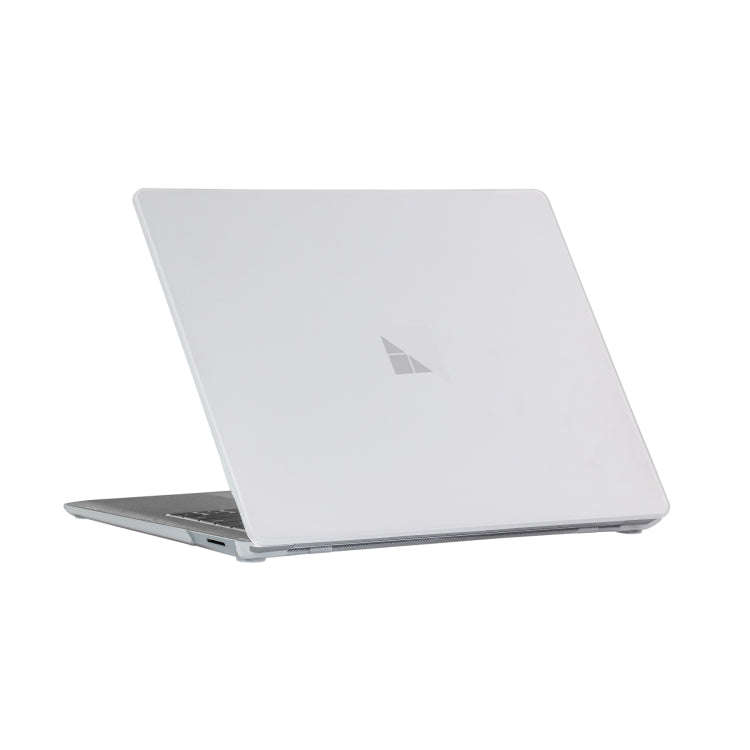 For Microsoft Surface Laptop 13.5 inch Flannel Shockproof Frosted Laptop Protective Case(Transpar...