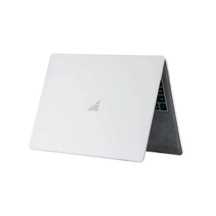 For Microsoft Surface Laptop 13.5 inch Flannel Shockproof Frosted Laptop Protective Case(Transpar...
