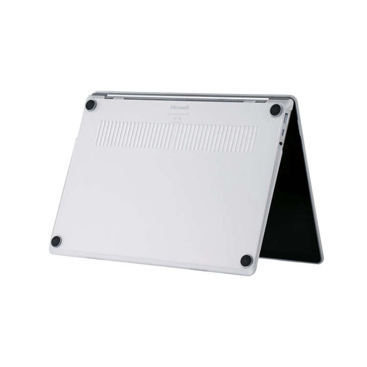 For Microsoft Surface Laptop 13.5 inch Flannel Shockproof Frosted Laptop Protective Case(Transpar...