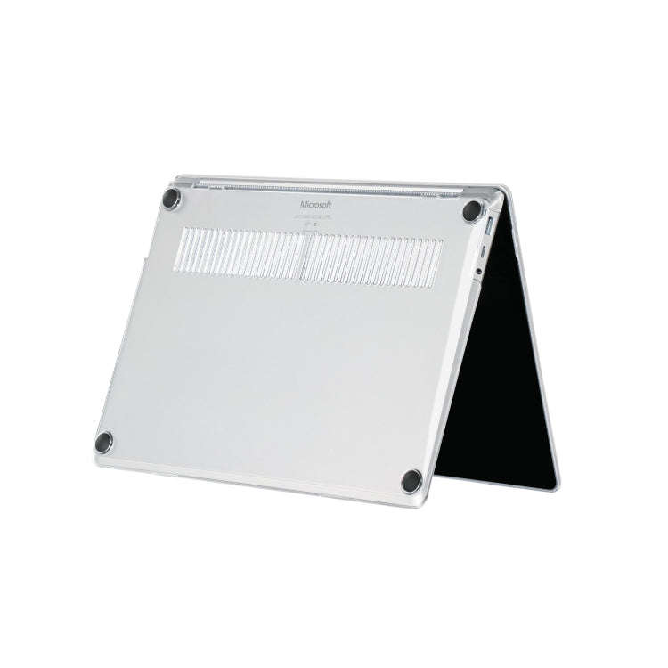 For Microsoft Surface Laptop 13.5 inch Laptop Flannelette Crystal Anti-drop Protective Case(Trans...
