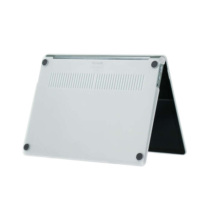 For Microsoft Surface Laptop 13.5 inch Laptop Steel Frosted Anti-drop Protective Case(Transparent)