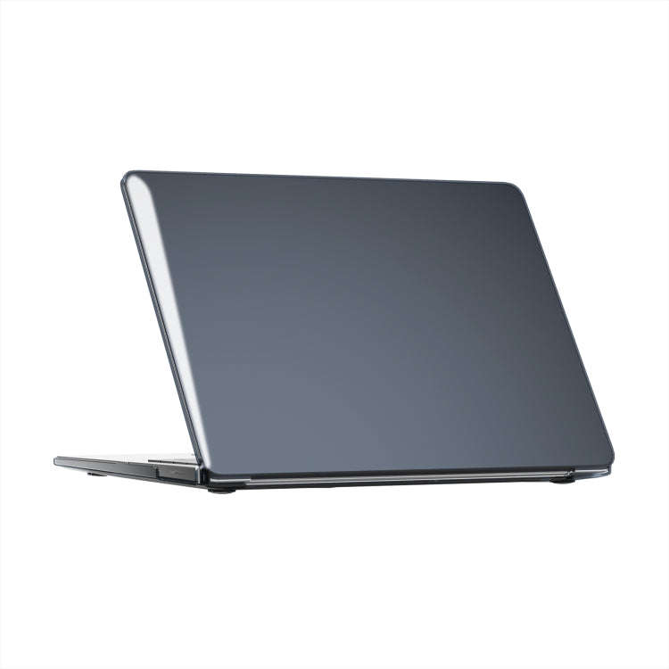 For Microsoft Surface Laptop 7 13.8 Laptop Steel Surface Crystal Shockproof Protective Case(Black)