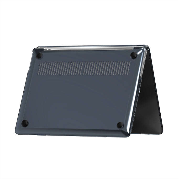 For Microsoft Surface Laptop 7 13.8 Laptop Steel Surface Crystal Shockproof Protective Case(Black)