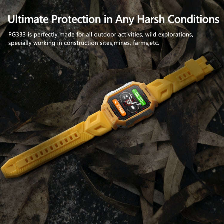 PG333 1.91 inch Waterproof Smart Sports Watch Support Heart Rate Monitoring / Blood Pressure Moni...