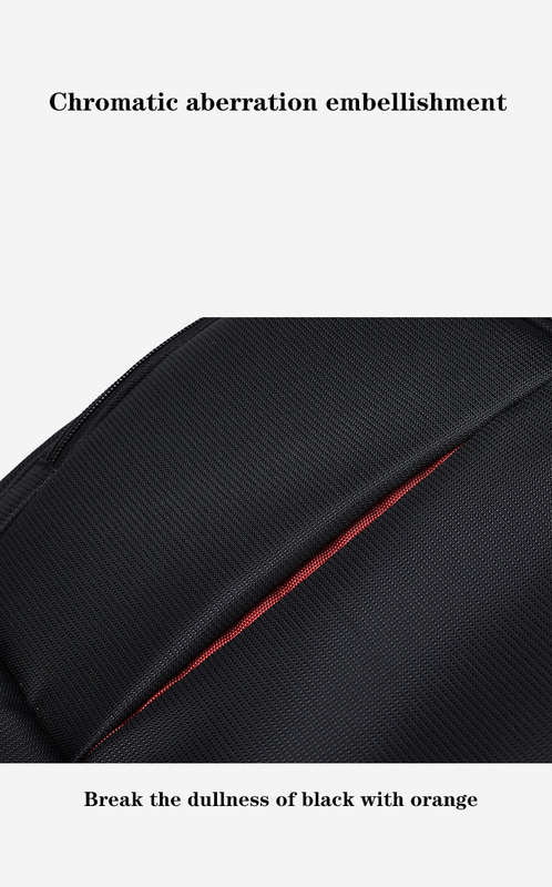 Large Capacity Waterproof Backpack Travel Shoulders Camera Bags(Black Grid Inner Red)