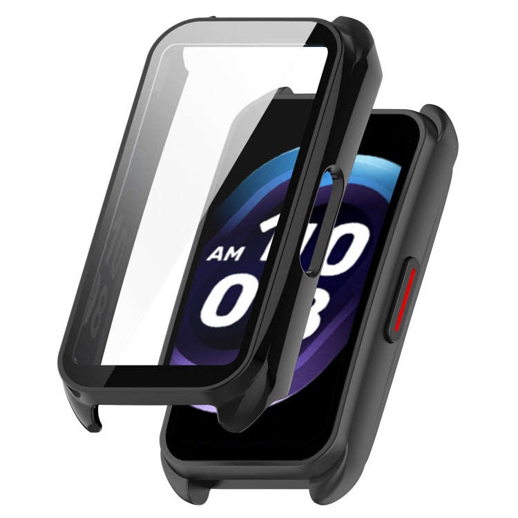 For Keep Band B5 / Band B4 PC + Tempered Film Integrated Watch Protective Case(Black)