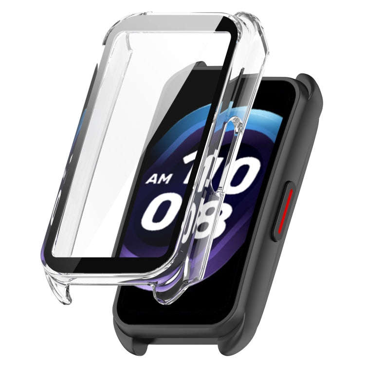 For Keep Band B5 / Band B4 PC + Tempered Film Integrated Watch Protective Case(Transparent White)