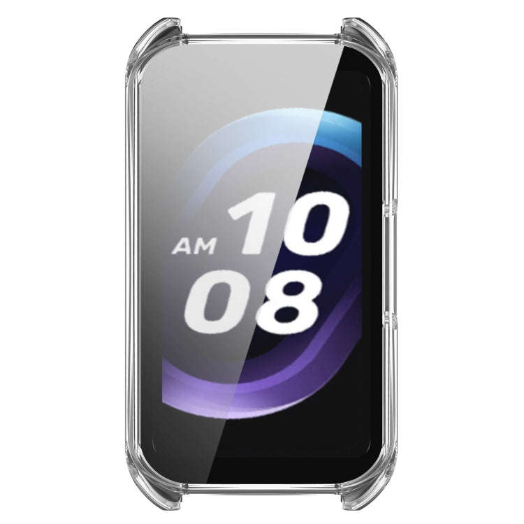 For Keep Band B5 / Band B4 PC + Tempered Film Integrated Watch Protective Case(Transparent White)