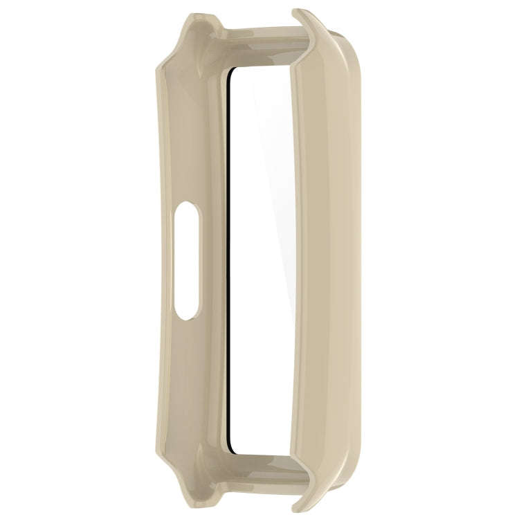 For Keep Band B5 / Band B4 PC + Tempered Film Integrated Watch Protective Case(Ivory White)