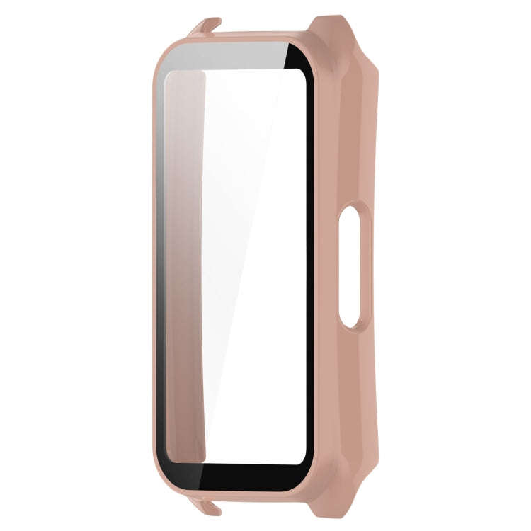 For Keep Band B5 / Band B4 PC + Tempered Film Integrated Watch Protective Case(Pink)