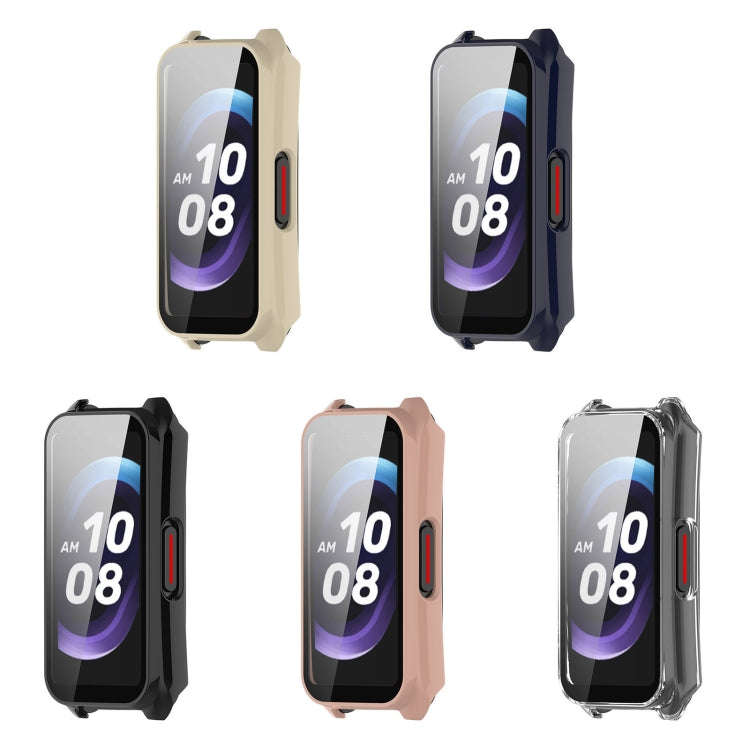For Keep Band B5 / Band B4 PC + Tempered Film Integrated Watch Protective Case(Ivory White)