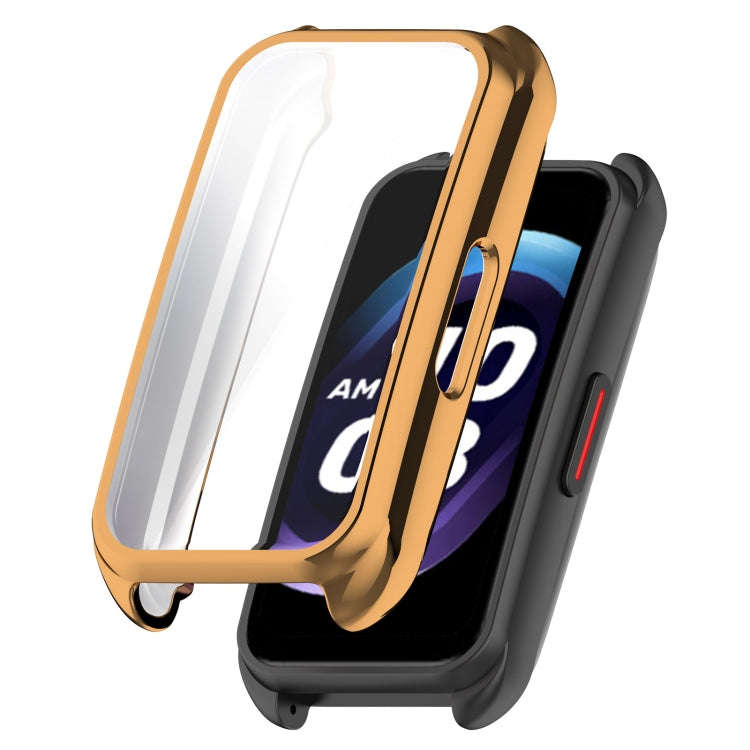 For Keep Band B5 / Band B4 Full Coverage TPU Electroplating Watch Protective Case(Rose Gold)