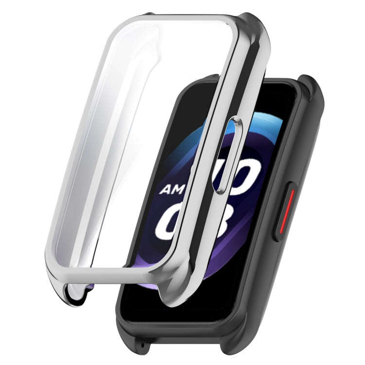 For Keep Band B5 / Band B4 Full Coverage TPU Electroplating Watch Protective Case(Silver)
