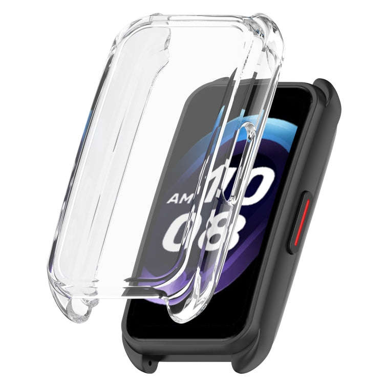 For Keep Band B5 / Band B4 Full Coverage TPU Electroplating Watch Protective Case(Transparent)