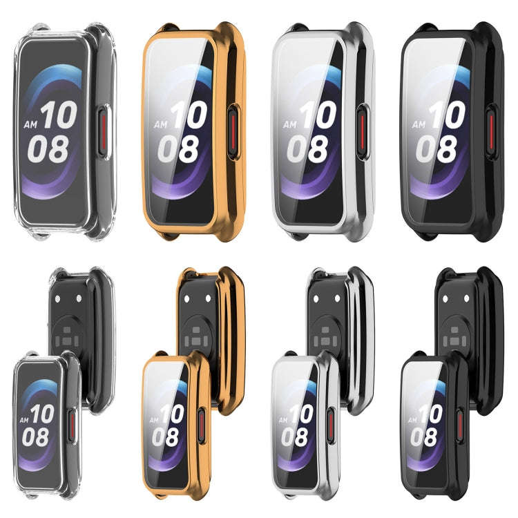 For Keep Band B5 / Band B4 Full Coverage TPU Electroplating Watch Protective Case(Transparent)