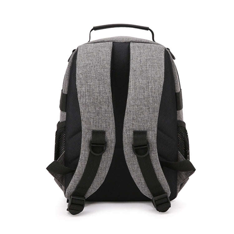 Small Waterproof Camera Backpack Shoulders SLR Camera Bag(Black)