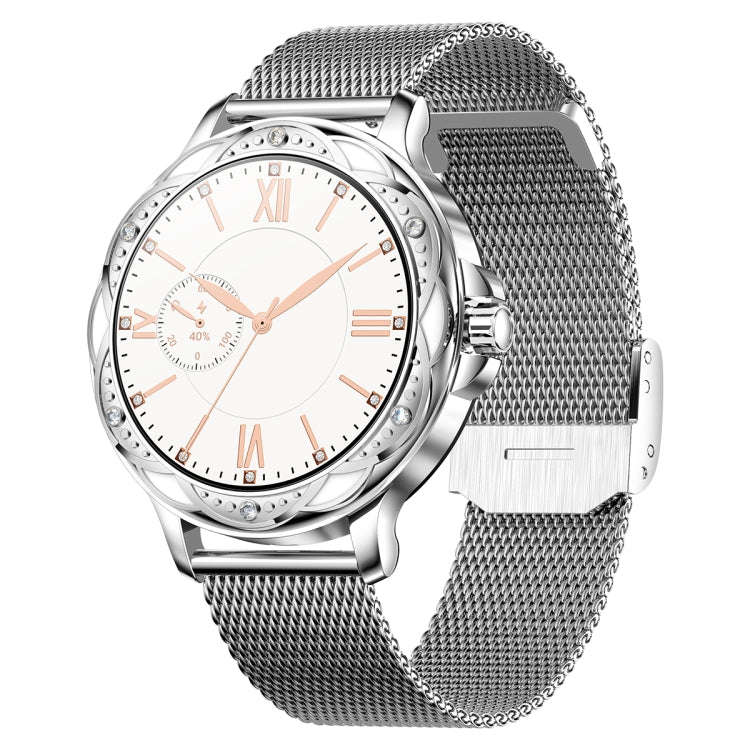 CF12 1.2 inch Waterproof Smart Steel Strap Wristband Support Heart Rate Monitoring / Blood Pressu...