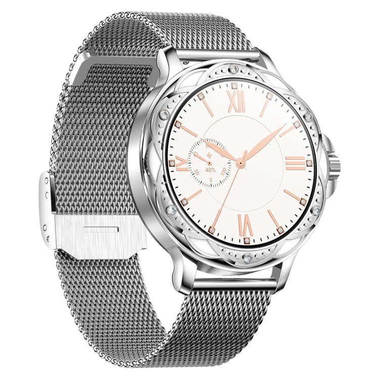 CF12 1.2 inch Waterproof Smart Steel Strap Wristband Support Heart Rate Monitoring / Blood Pressu...