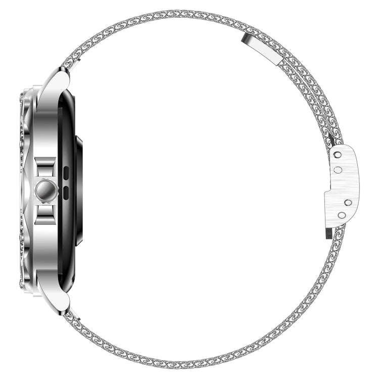 CF12 1.2 inch Waterproof Smart Steel Strap Wristband Support Heart Rate Monitoring / Blood Pressu...