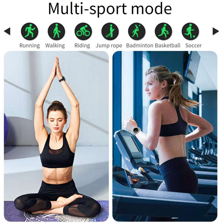 CF96 1.2 inch Waterproof Smart Silicone Strap Wristband Support Heart Rate Monitoring / Blood Pre...