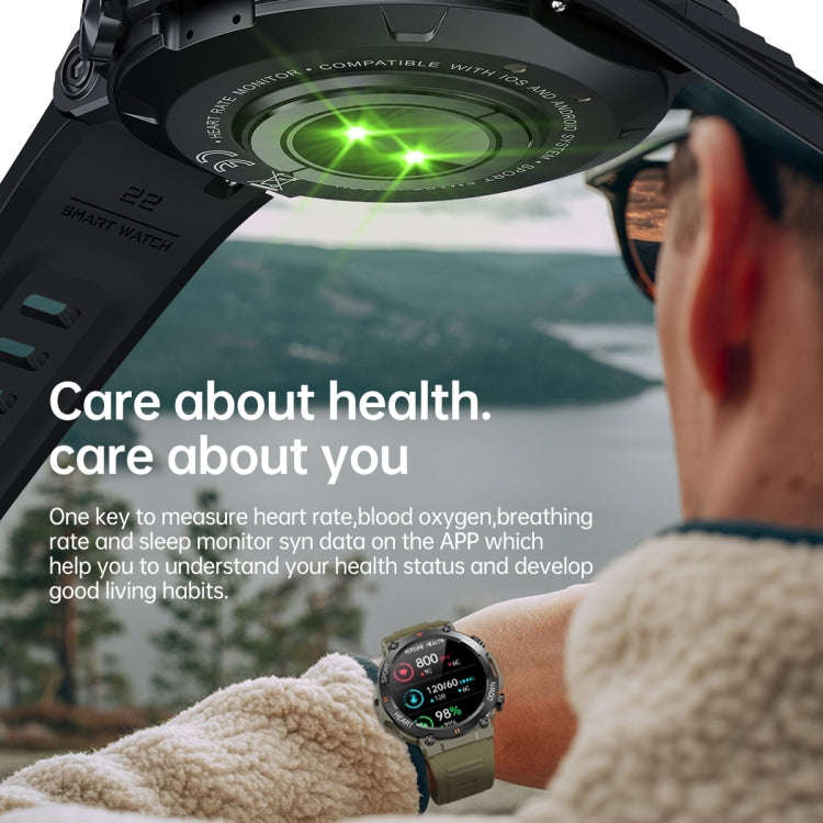 K56 Pro 1.39 inch Smart Silicone Strap Wristband Support Heart Rate Monitoring / Blood Pressure M...