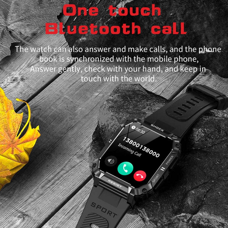 T3 1.95 inch Rugged Smart Sports Wristband Support Heart Rate Monitoring / Blood Pressure Monitor...