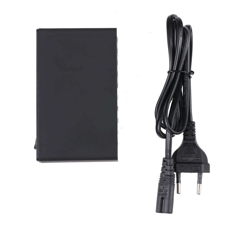 MFT-03Q 10 in 1 65W QC3.0 USB Smart Fast Charger, Plug Type:AU Plug(Black)