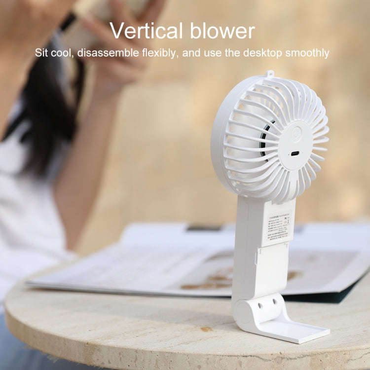 WT-F58 Hanging Neck Handheld Electric Fan(White)