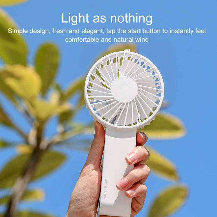 WT-F58 Hanging Neck Handheld Electric Fan(White)