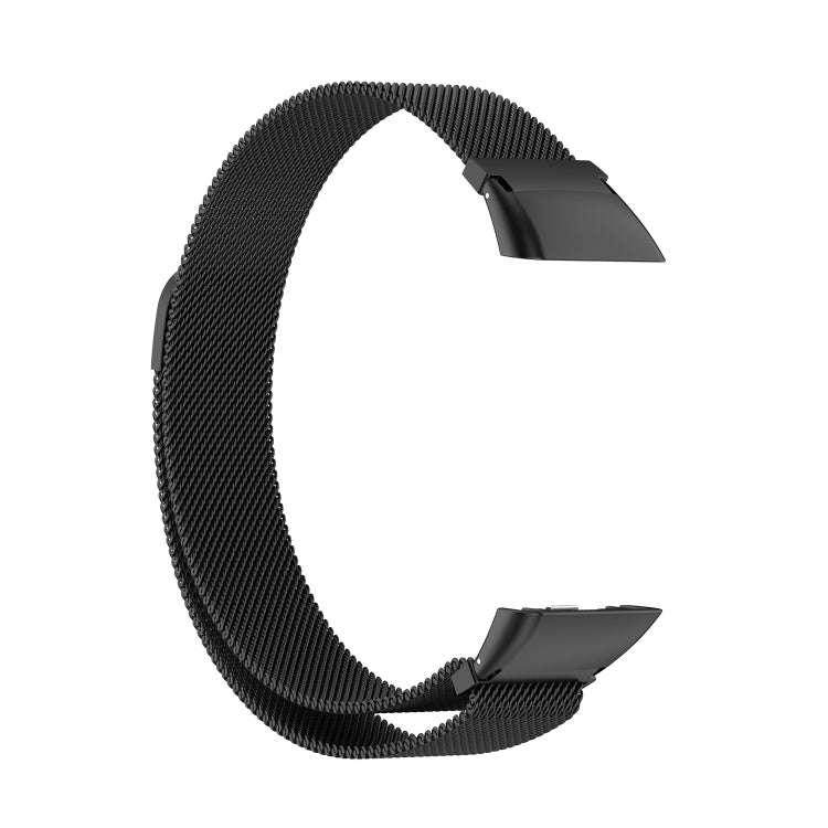 For Honor Band 7 Milan Magnetic Metal Watch Band(Black)