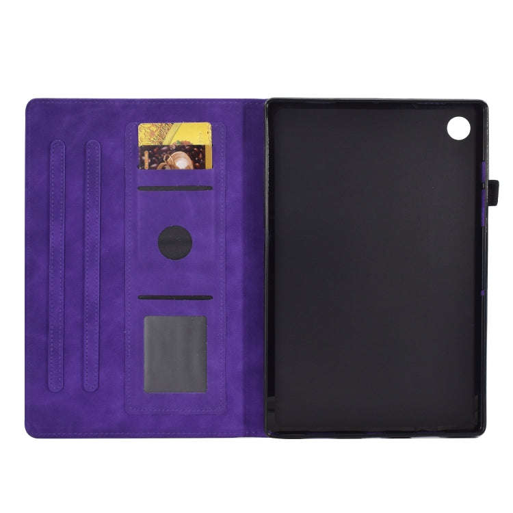 Peony Butterfly Embossed Leather Tablet Case For Huawei MatePad T 10 / T 10s / Honor Tablet Enjoy...