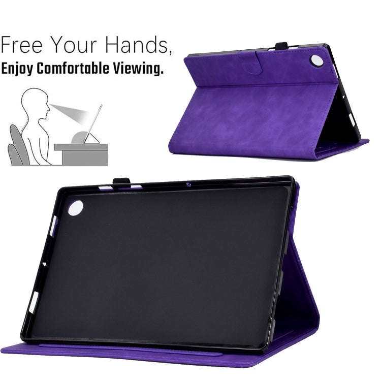 Peony Butterfly Embossed Leather Tablet Case For Huawei MatePad T 10 / T 10s / Honor Tablet Enjoy...