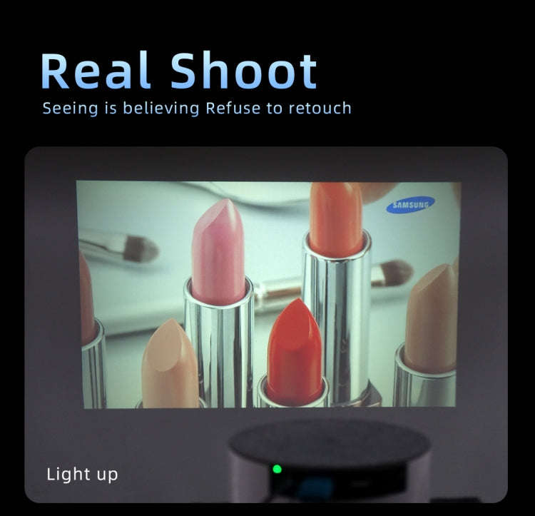 T2 800x480 1000 Lumens LED HD Mini Projector, Specification:AU Plug