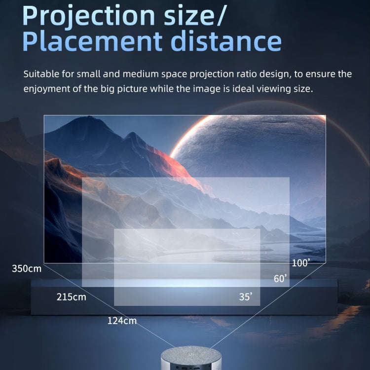 T2 800x480 1000 Lumens LED HD Mini Projector, Specification:AU Plug