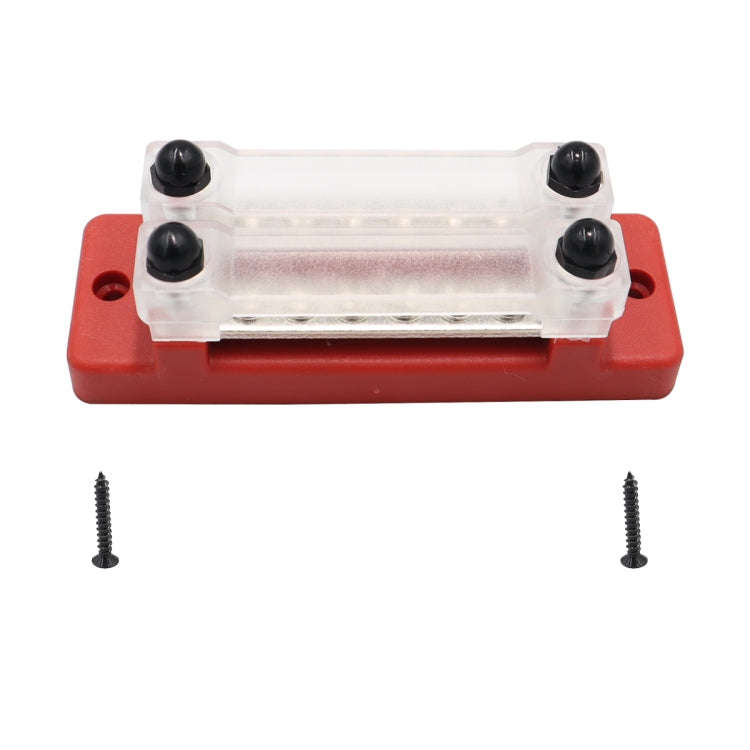 CP-3109-01 150A 12-48V RV Yacht Double-row 6-way Busbar(Red)