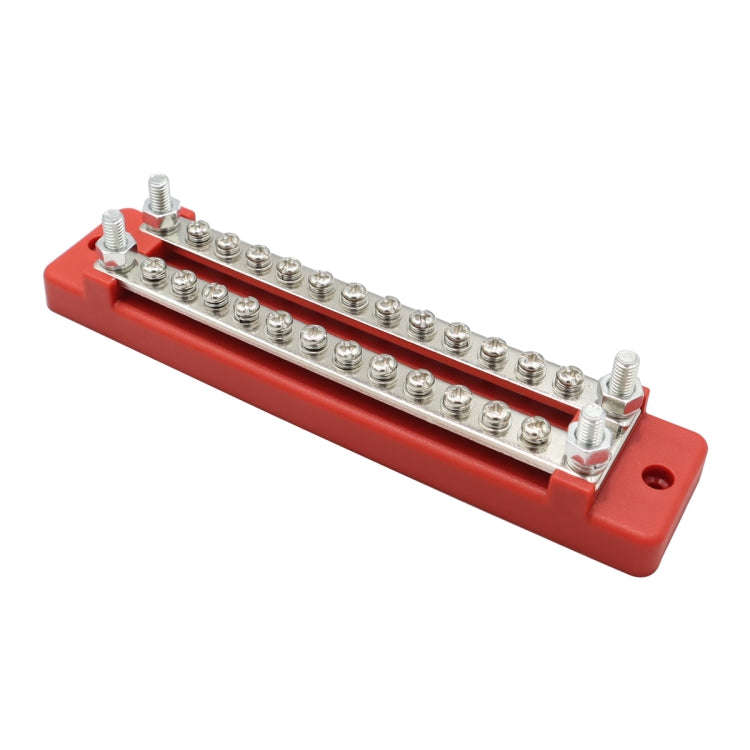 CP-3109-02 150A 12-48V RV Yacht Double-row 12-way Busbar(Red)