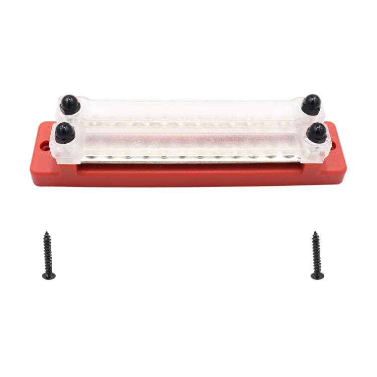 CP-3109-02 150A 12-48V RV Yacht Double-row 12-way Busbar(Red)