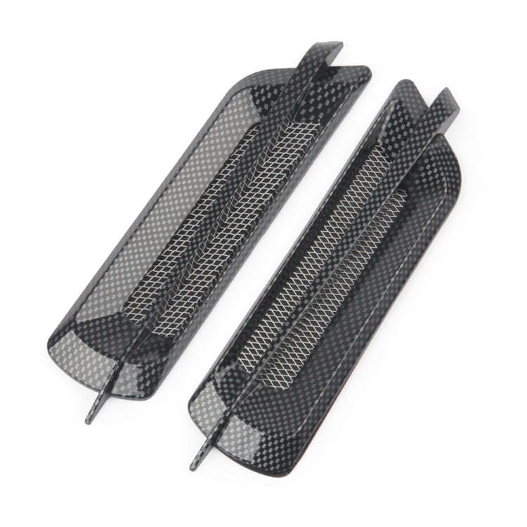 CS2 Car Modified Hood Air Outlet Decorative Stickers(Carbon Pattern)