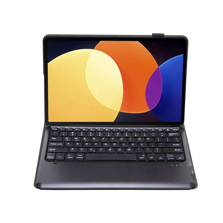 For Honor Pad V8 Pro AHV8 Ultrathin Detachable Bluetooth Keyboard Leather Tablet Case(Black)